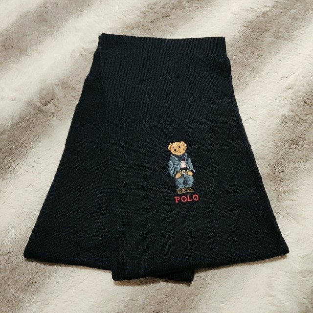 POLO RALPH LAUREN(ポロラルフローレン)のPolo Ralph Lauren♡超レア！ポロベアマフラー レディースのファッション小物(マフラー/ショール)の商品写真