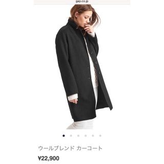 ギャップ(GAP)のGAP コート　黒(ロングコート)