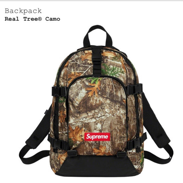 Supreme 19fw Backpack Real Tree® Camo