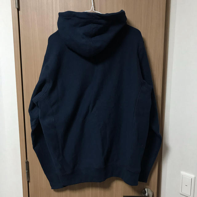 Supreme AD Logo Hooded Sweatshirt  Navy