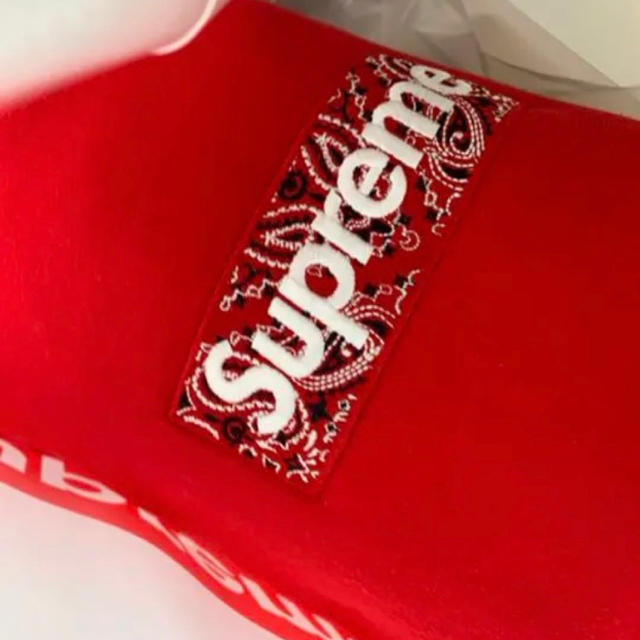 19FW Supreme box logo フーディー Mサイズ