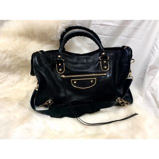 バレンシアガ(Balenciaga)の【美品・本物証明】BALENCIAGA バレンシアガ ゴートスキンバッグ(ハンドバッグ)