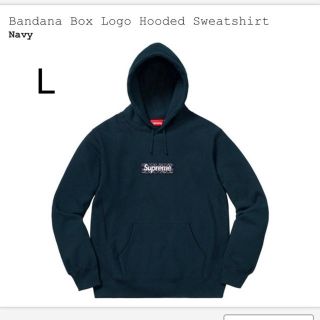 シュプリーム(Supreme)の【L】Bandana Box Logo Hooded Sweatshirt (パーカー)