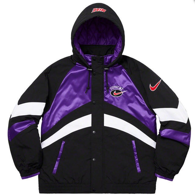 Supreme(シュプリーム)の【紫・S】Supreme × Nike Hooded Sport Jacket メンズのジャケット/アウター(ナイロンジャケット)の商品写真