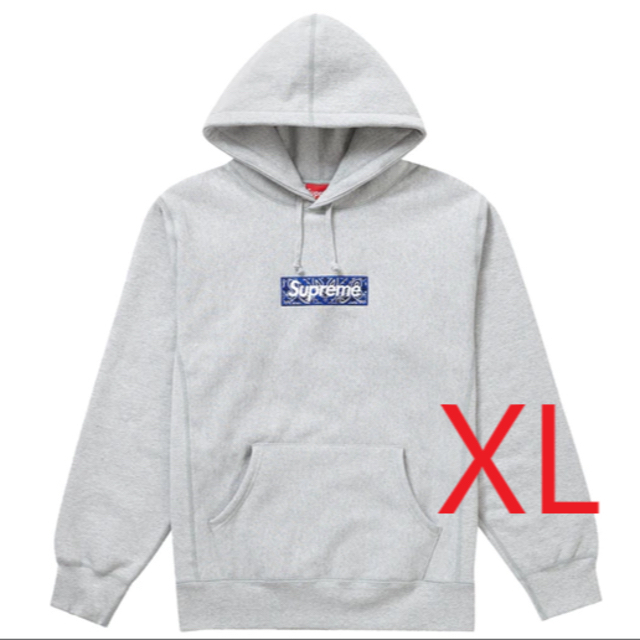 Supreme(シュプリーム)のSupreme Bandana Box Logo Hooded XL メンズのトップス(パーカー)の商品写真