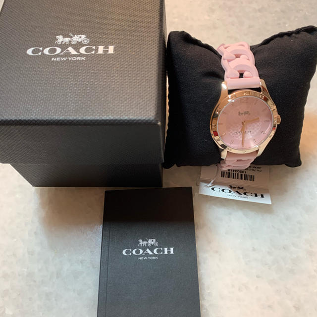 ⭐️新品・タグ付き⭐️COACH コーチ　腕時計　ピンク 2