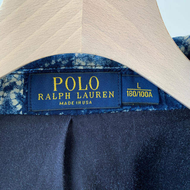 POLO RALPH LAUREN - ポロ ラルフローレン 絞り染め インディゴ パッチワーク ジャケット 松風 藍の通販 by erift's shop｜ポロラルフローレンならラクマ