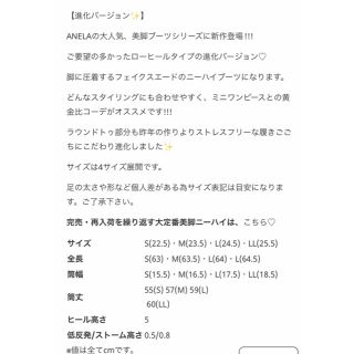 AnelaTokyo ストレッチフェイクスウェードニーハイブーツの通販 by