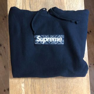 シュプリーム(Supreme)のsupreme バンダナ bandana box logo パーカ black(パーカー)