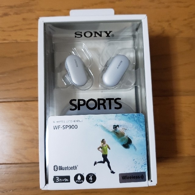 SONY(ソニー)のSONY　ソニー　ワイヤレスイヤホン　wf-sp900 スマホ/家電/カメラのオーディオ機器(ヘッドフォン/イヤフォン)の商品写真