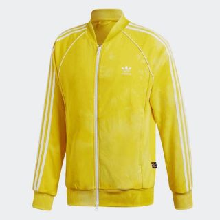 アディダス(adidas)のadidas ファレルウィリアム トラックジャケット イエロー　O(XL)サイズ(ジャージ)