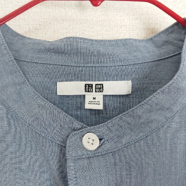 UNIQLO(ユニクロ)のUNIQLO ノーカラーシャツ メンズのトップス(シャツ)の商品写真