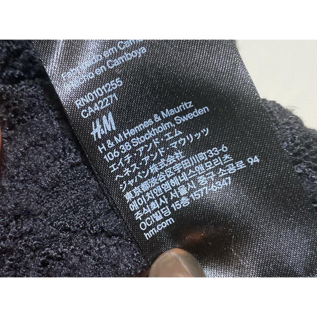 H&M(エイチアンドエム)の総レースショート丈トップス H&M レディースのトップス(カットソー(長袖/七分))の商品写真