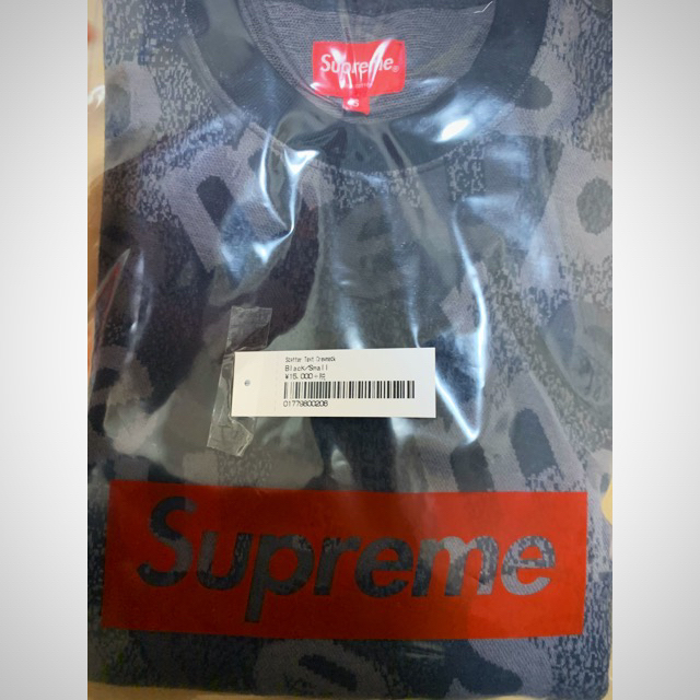 Supreme(シュプリーム)のSupreme Scatter Text Crewneck メンズのトップス(ニット/セーター)の商品写真