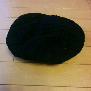 デイライルノアール(Delyle NOIR)のdelyle,黒、ニットハンチング(ハンチング/ベレー帽)