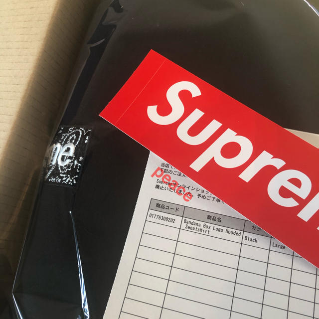 Supreme(シュプリーム)の【L】Bandana Box Logo Hooded Sweatshirt メンズのトップス(パーカー)の商品写真