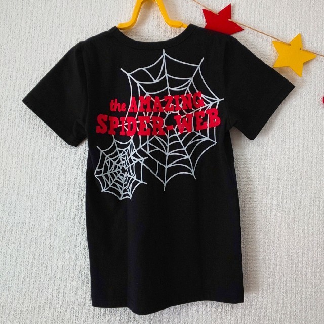 BREEZE(ブリーズ)のスパイダーマンTシャツ★130size★古着 キッズ/ベビー/マタニティのキッズ服男の子用(90cm~)(Tシャツ/カットソー)の商品写真