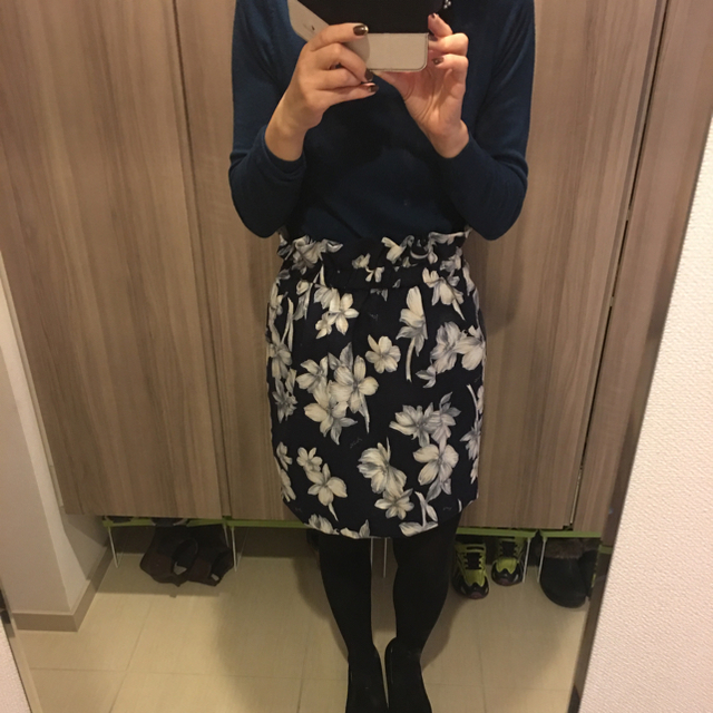 Noela(ノエラ)のお花のスカート レディースのスカート(ミニスカート)の商品写真