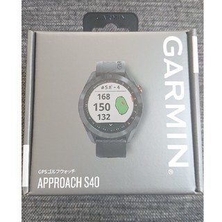 ガーミン(GARMIN)の【新品】ガーミン アプローチ S40 Black 腕時計型GPS(その他)