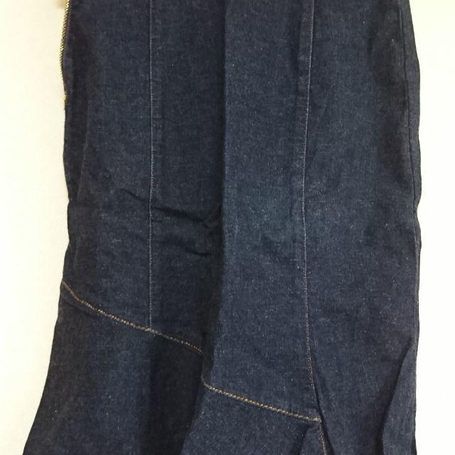 MK MICHEL KLEIN(エムケーミッシェルクラン)の MKアシンメトリーデニムスカート レディースのスカート(ひざ丈スカート)の商品写真