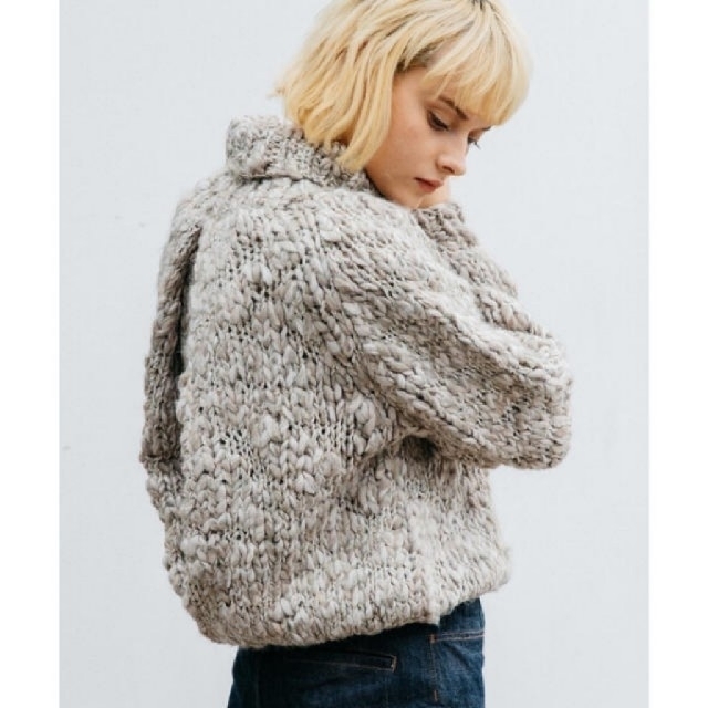 Ameri VINTAGE(アメリヴィンテージ)のAMERI vintage Italy Mix Yarn Tuck Knit レディースのトップス(ニット/セーター)の商品写真