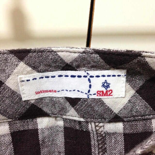 SM2(サマンサモスモス)のSM2 リネン混エプロンスカート レディースのスカート(ひざ丈スカート)の商品写真