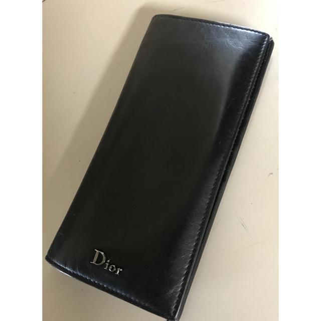 DIOR HOMME(ディオールオム)のDior Homme 長財布ブラック メンズのファッション小物(長財布)の商品写真