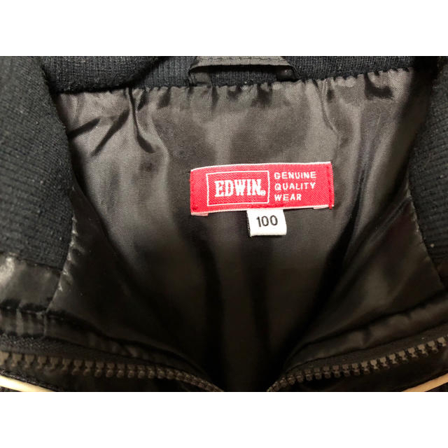 EDWIN(エドウィン)のEDWIN ダウンジャケット 100cm キッズ/ベビー/マタニティのキッズ服男の子用(90cm~)(ジャケット/上着)の商品写真