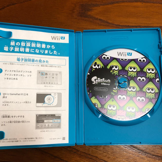 Wii U(ウィーユー)のSplatoon（スプラトゥーン） Wii U エンタメ/ホビーのゲームソフト/ゲーム機本体(家庭用ゲームソフト)の商品写真