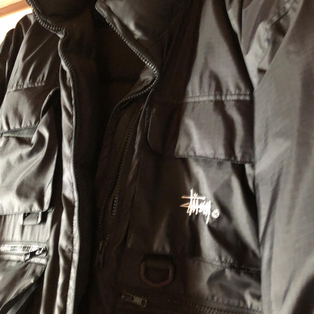 STUSSY - 希少 90s old stussy リバーシブル ダウンジャケットの通販
