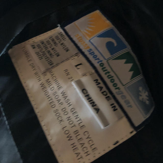 STUSSY(ステューシー)の希少 90s old stussy リバーシブル ダウンジャケット メンズのジャケット/アウター(ダウンジャケット)の商品写真