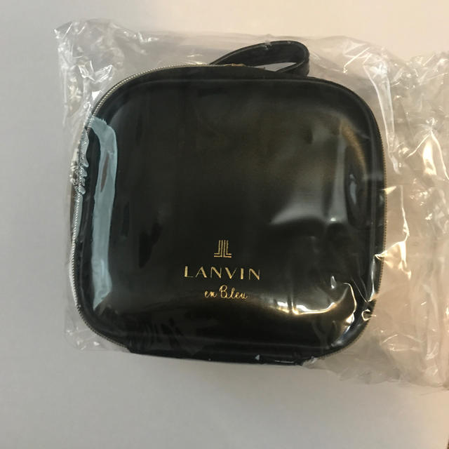 LANVIN en Bleu(ランバンオンブルー)のランバンオンブルー　レザー調ポーチ レディースのファッション小物(ポーチ)の商品写真