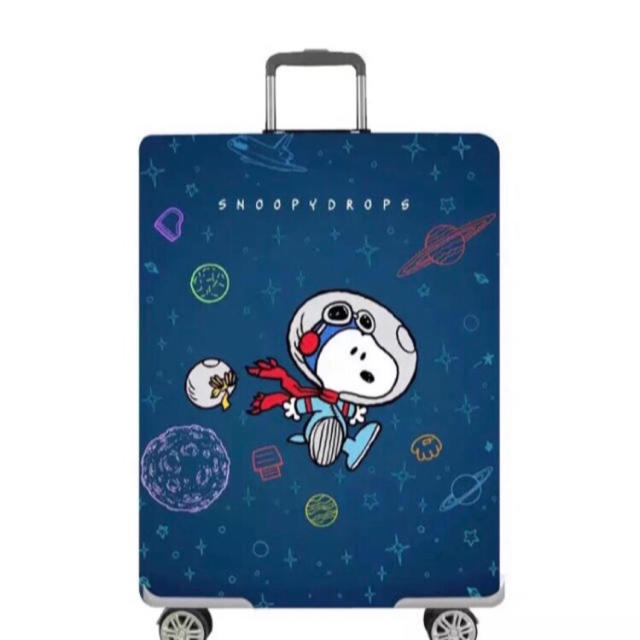 SNOOPY(スヌーピー)の再入荷！1点限り スーツケースカバー スヌーピー 宇宙 XL レディースのバッグ(スーツケース/キャリーバッグ)の商品写真