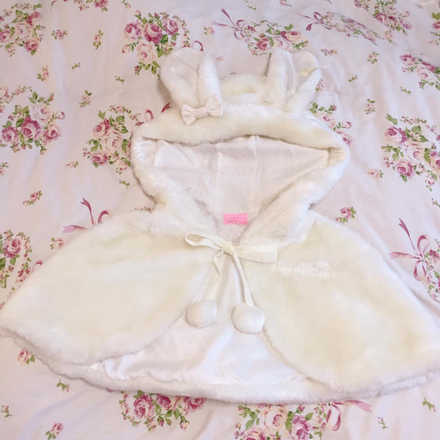 Angelic Pretty - れな様専用お取り置き うさ耳ファーケープ ホワイト