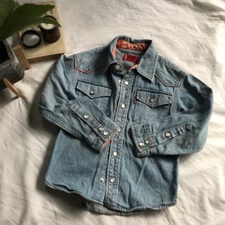 リーバイス(Levi's)のlevi'sリーバイスジージャン デニムのジャケットキッズ(ジャケット/上着)