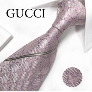 グッチ(Gucci)のgucci  ネクタイ　ピンク(ネクタイ)