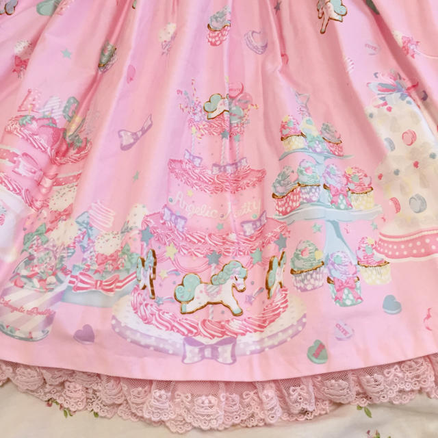 Angelic Pretty(アンジェリックプリティー)のDecoration Dream 胸切替JSK&KC&ON レディースのワンピース(ひざ丈ワンピース)の商品写真