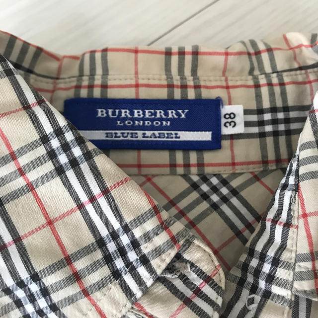 BURBERRY BLUE LABEL(バーバリーブルーレーベル)のしずく様　　Burberry ブルーレーベル　シャツ レディースのトップス(シャツ/ブラウス(長袖/七分))の商品写真