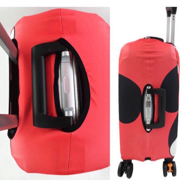 Disney(ディズニー)の東條様 専用 スーツケースカバー ピンクミニーＳ レディースのバッグ(スーツケース/キャリーバッグ)の商品写真