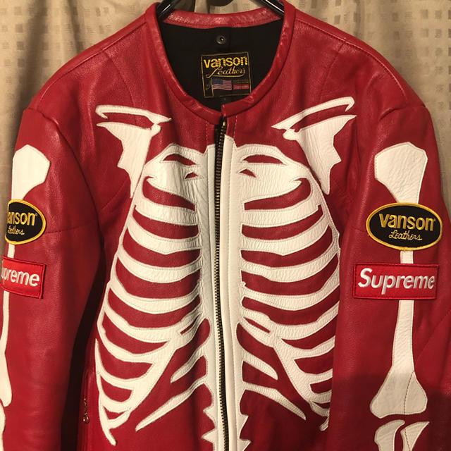 supreme vanson レザージャケットLサイズ