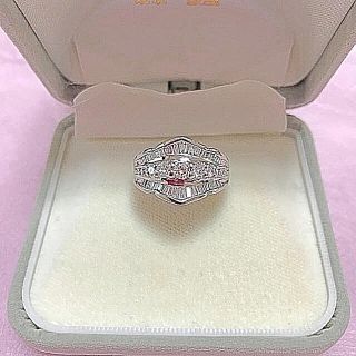 ❤️美品❤️ １ct  ダイヤモンド  プラチナ  リング(リング(指輪))