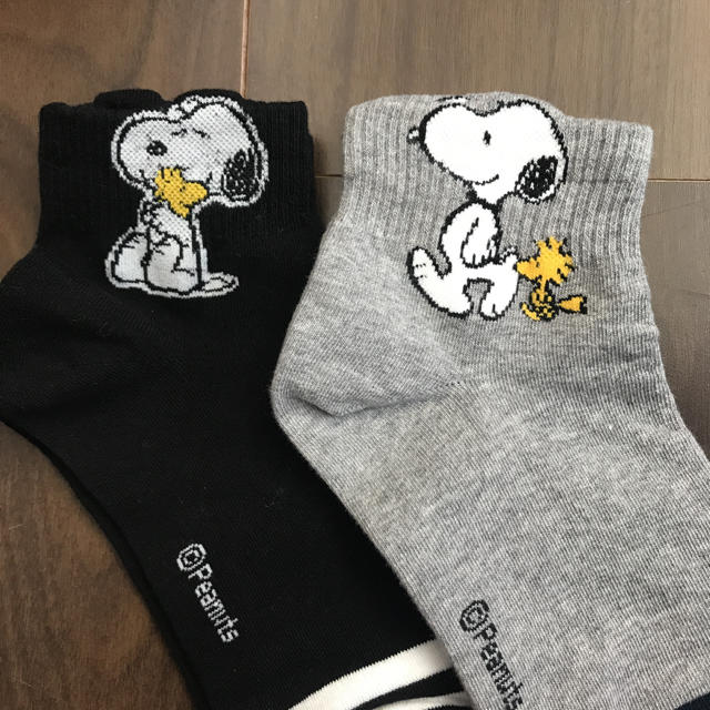 SNOOPY(スヌーピー)のスヌーピー　靴下　セット レディースのレッグウェア(ソックス)の商品写真