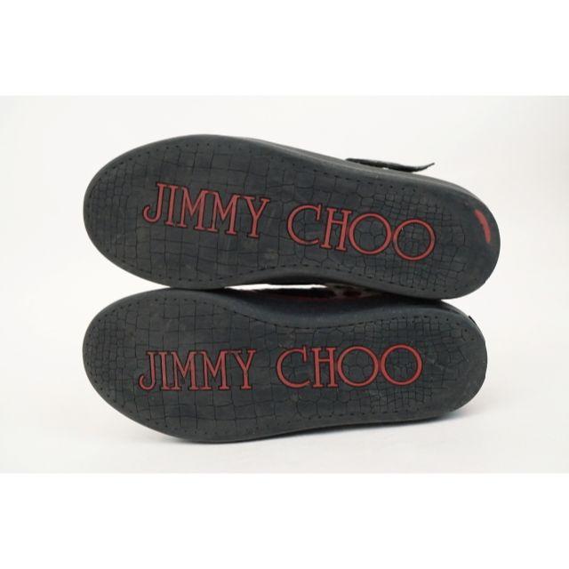 JIMMY CHOO(ジミーチュウ)のJIMMY CHOO スニーカー ハラコ/クロコ型押しレザー 約26.5ｃｍ メンズの靴/シューズ(スニーカー)の商品写真