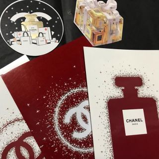 シャネル(CHANEL)の🖤4枚set＊CHANEL カード 色々(カード/レター/ラッピング)