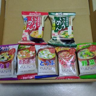 アサヒ(アサヒ)のアマノフーズお味噌汁＋にゅうめん2種(インスタント食品)