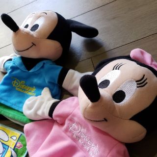 ディズニー(Disney)のきなこもちさん専用！ミッキー　ミニー　パペット(ぬいぐるみ/人形)