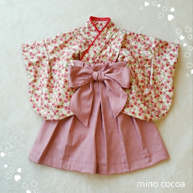 handmade baby HAKAMA 70-80cm