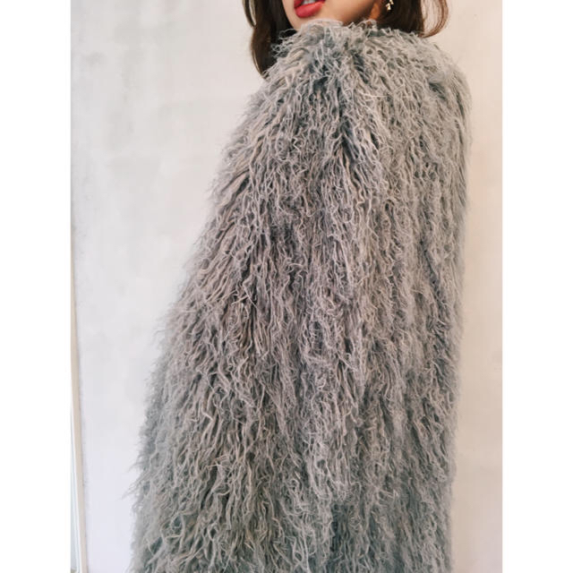 Ameri vintage TEDDY LONG FUR COAT