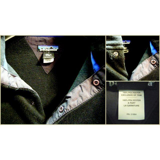 patagonia(パタゴニア)のpatagonia パタゴニア フリースシャツ S 黒 美品 メンズのトップス(ニット/セーター)の商品写真