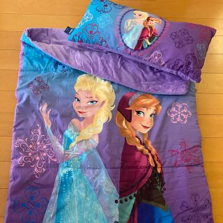 ディズニー(Disney)のコストコ　アナ雪　寝袋　中古(寝袋/寝具)